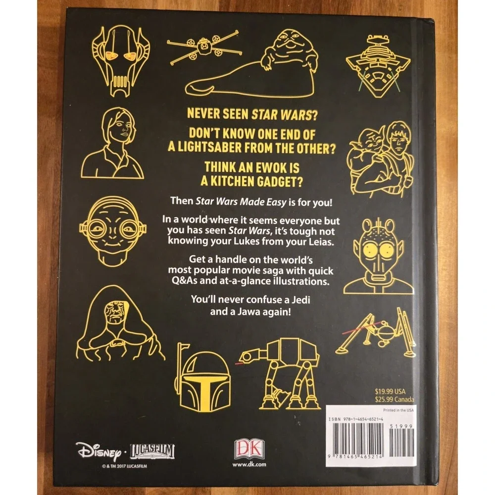 DK Disney Star WarsMade Easy - Beginner's Guide to a Galaxy Far, Far Away Book